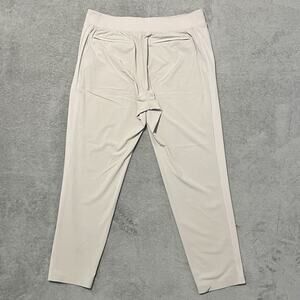 Athleta Pants Womens 12 Beige Brooklyn Ankle Mid Rise Bottoms